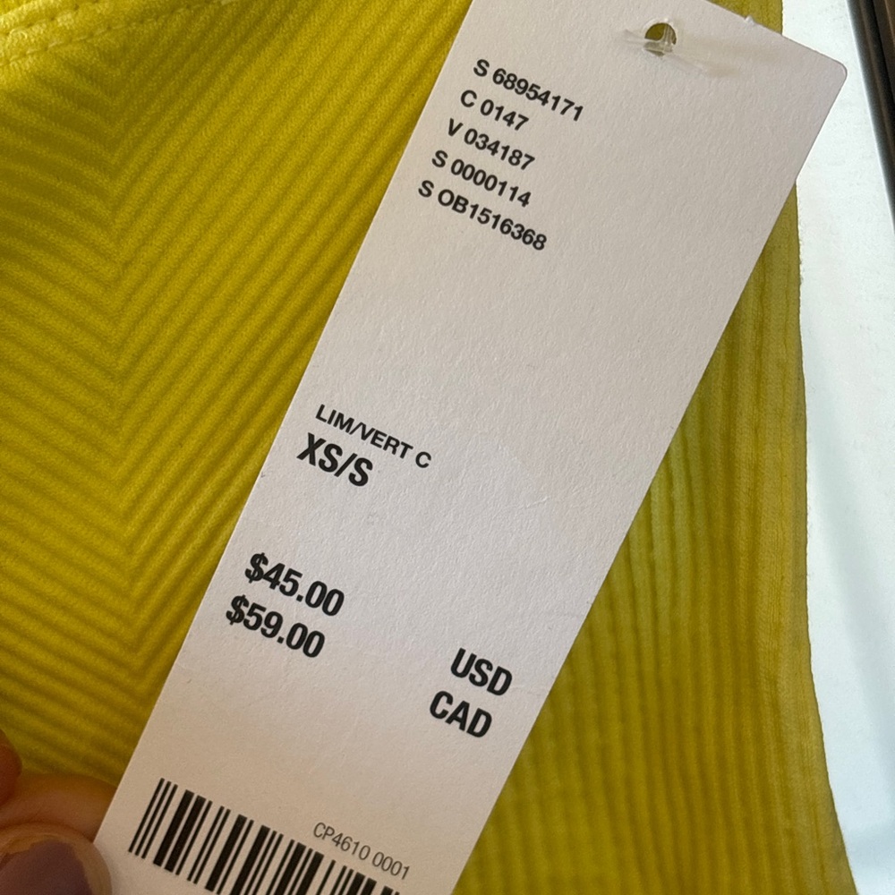 Bright Yellow Ribbed Bodysuit - Picture 3 of 5